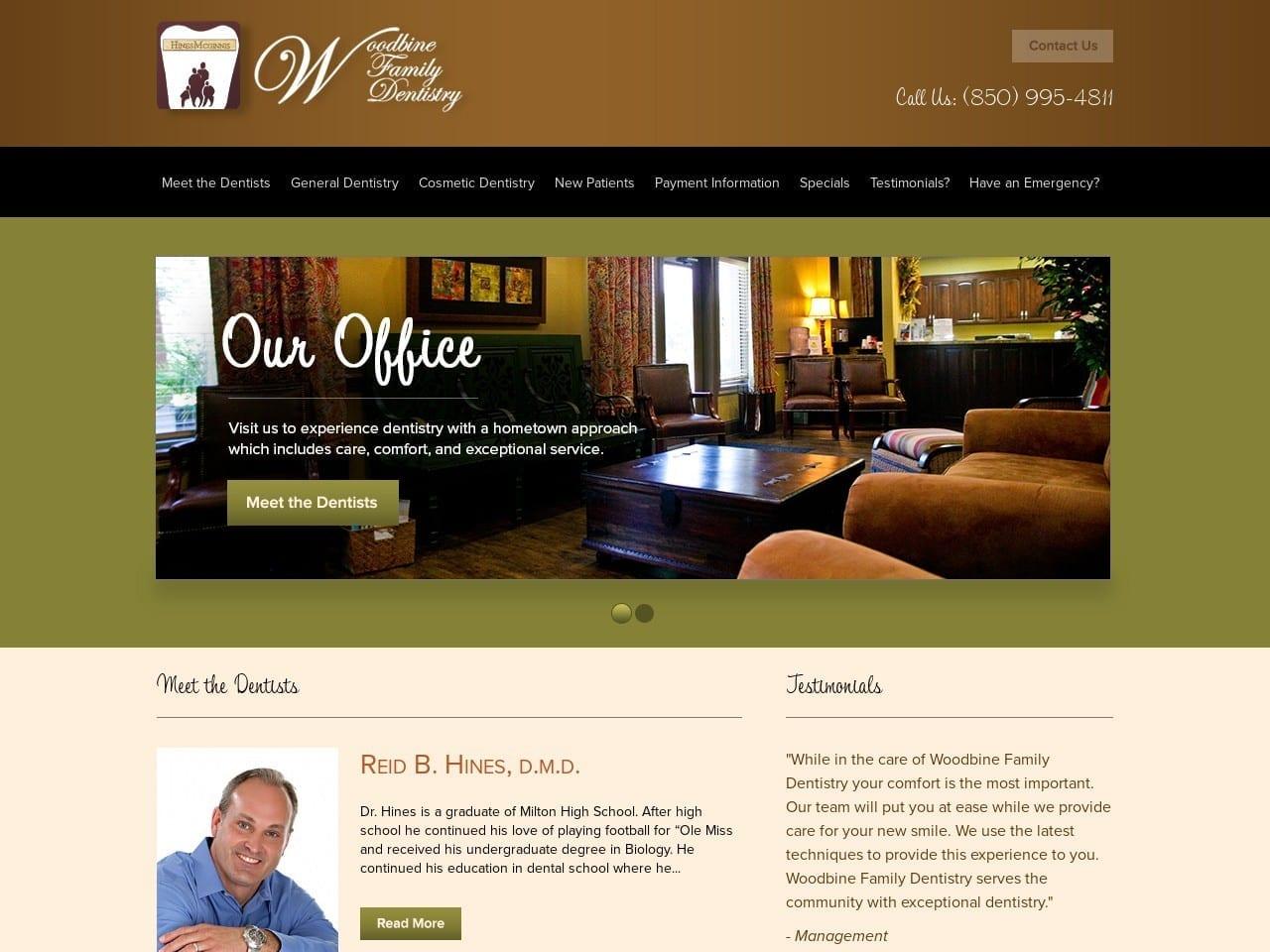 Woodbine Family Dentist screenshot