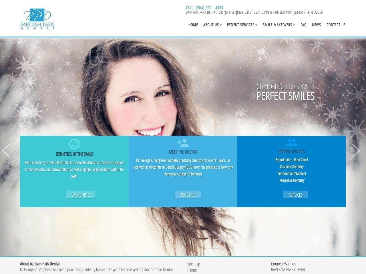 Bartram Park Dental P.A screenshot