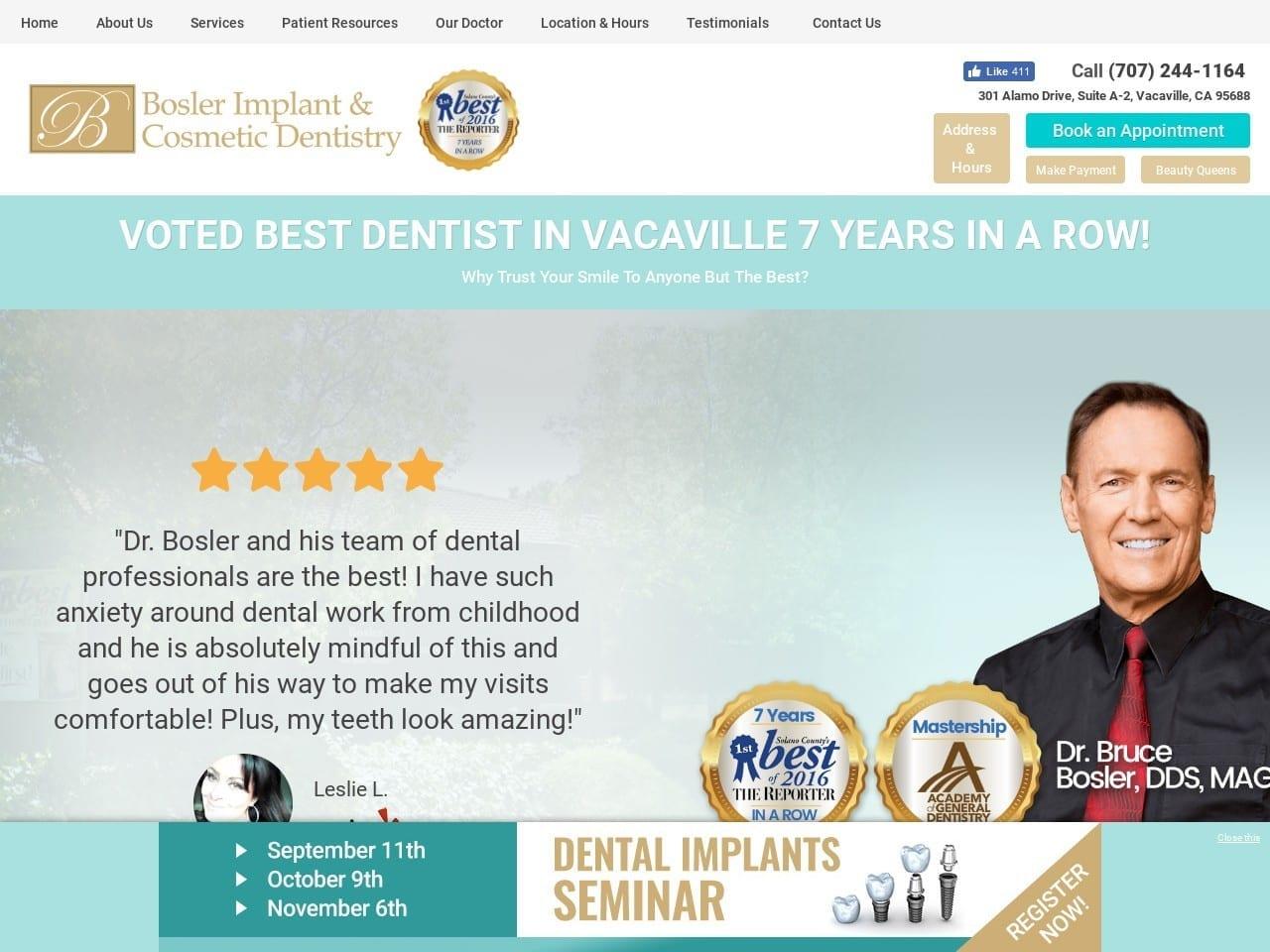 Bosler Cosmetic Dentistry screenshot