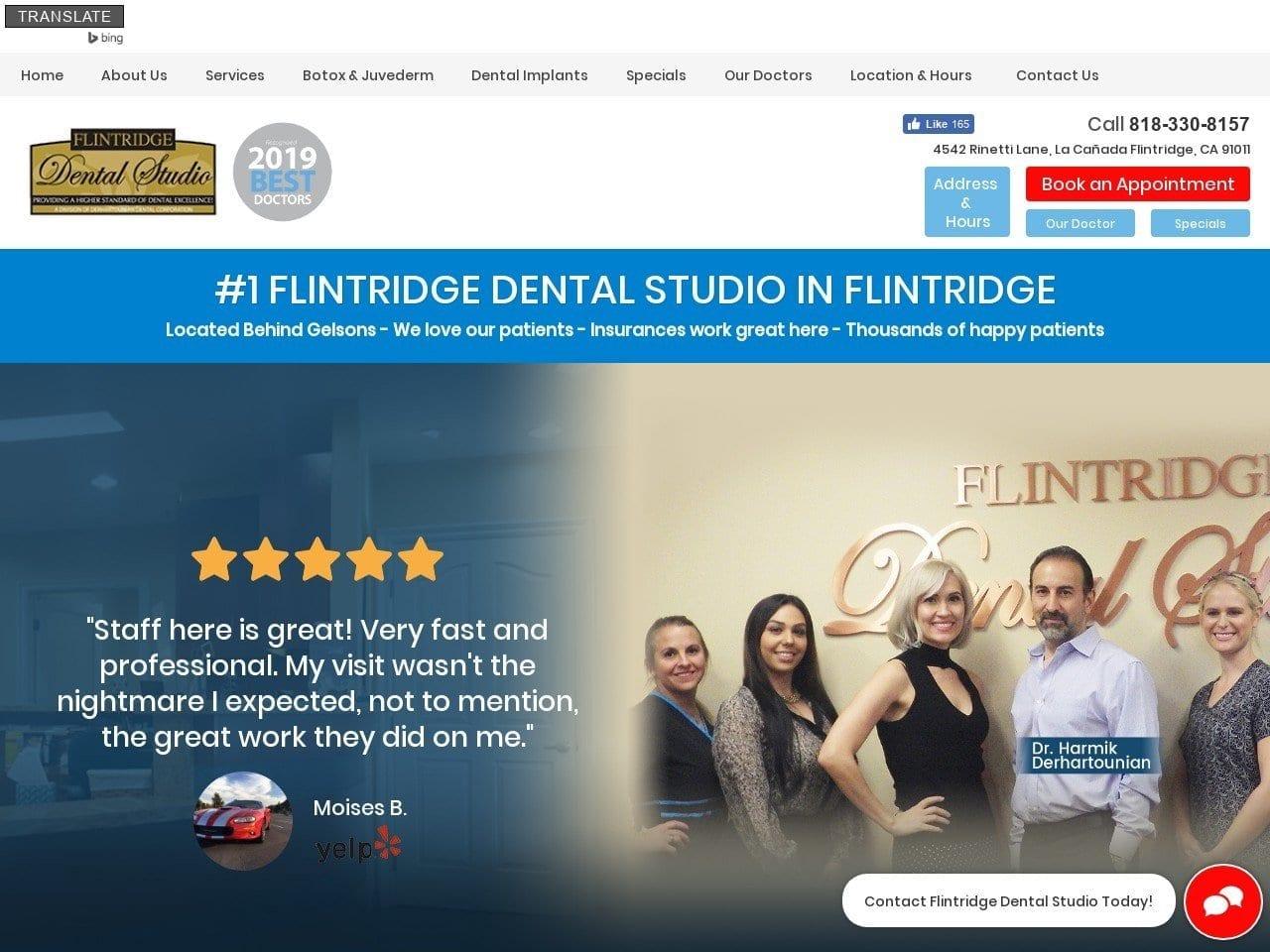Flintridge Dental Studio screenshot