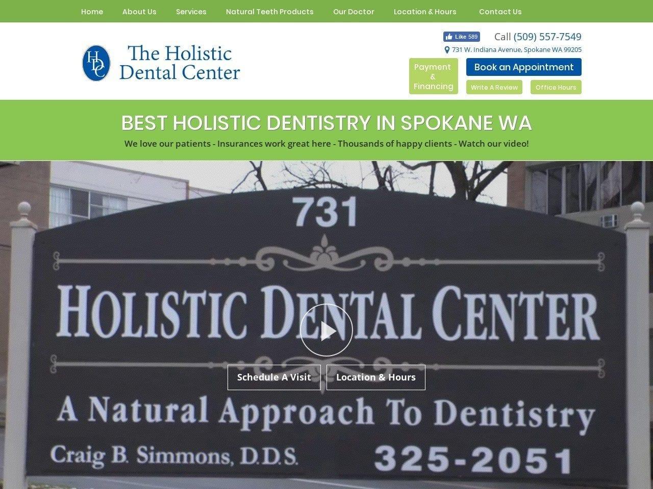 The holistic Dental Center screenshot