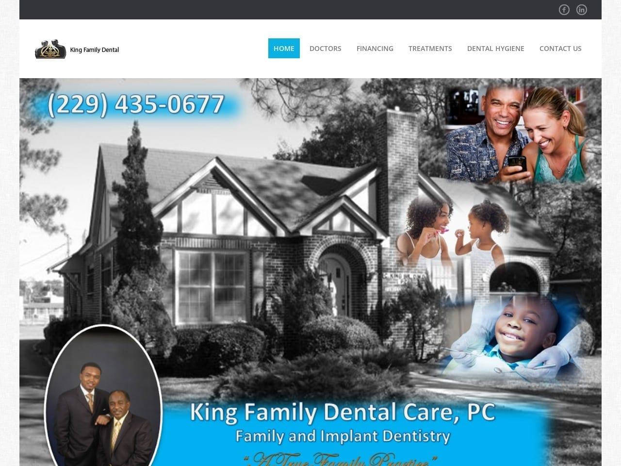 King Family Dental Care Pc King Sr Charles C DDS screenshot