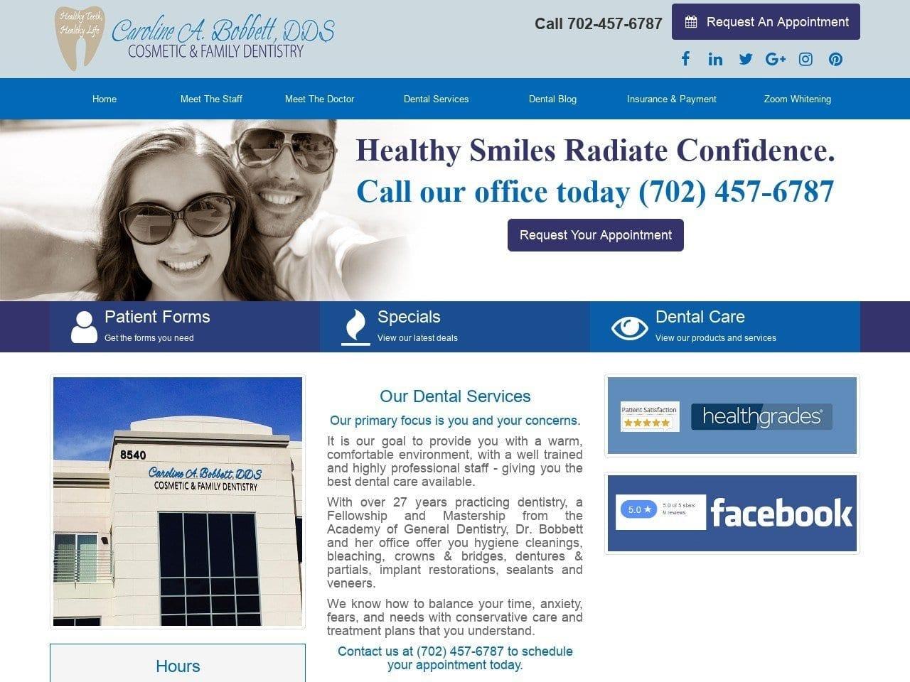 Caroline A. Bobbett screenshot