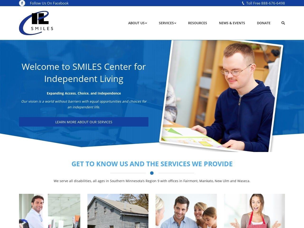 Smiles Center For Independent Living screenshot