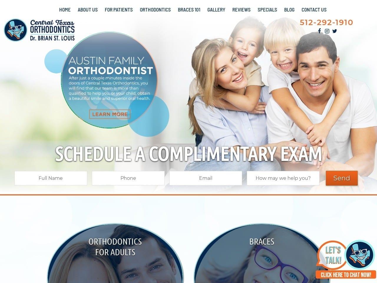 Center Texas Orthodontics screenshot