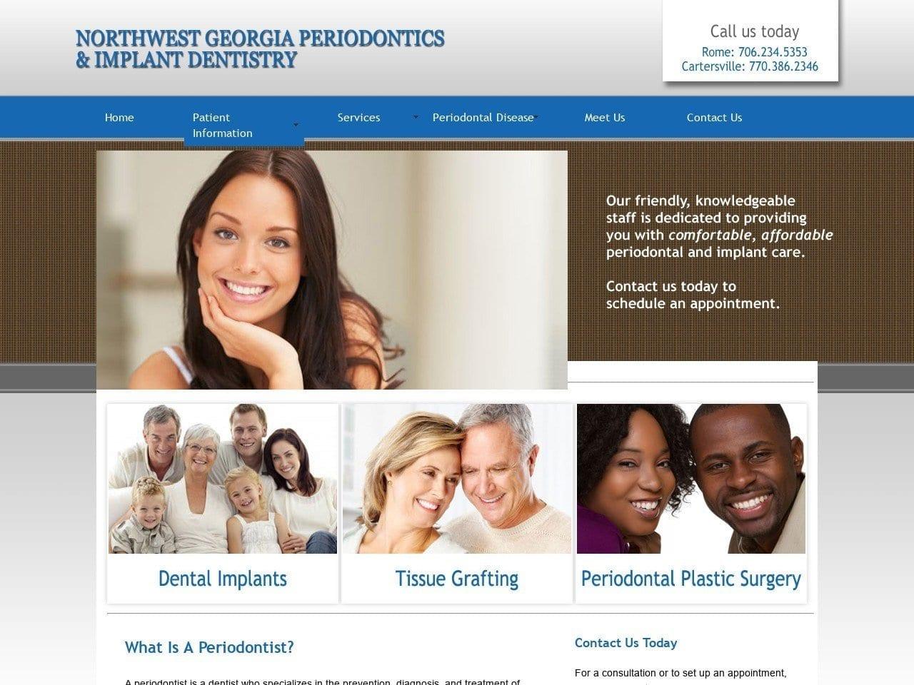 Northwest Georgia Periodontics screenshot