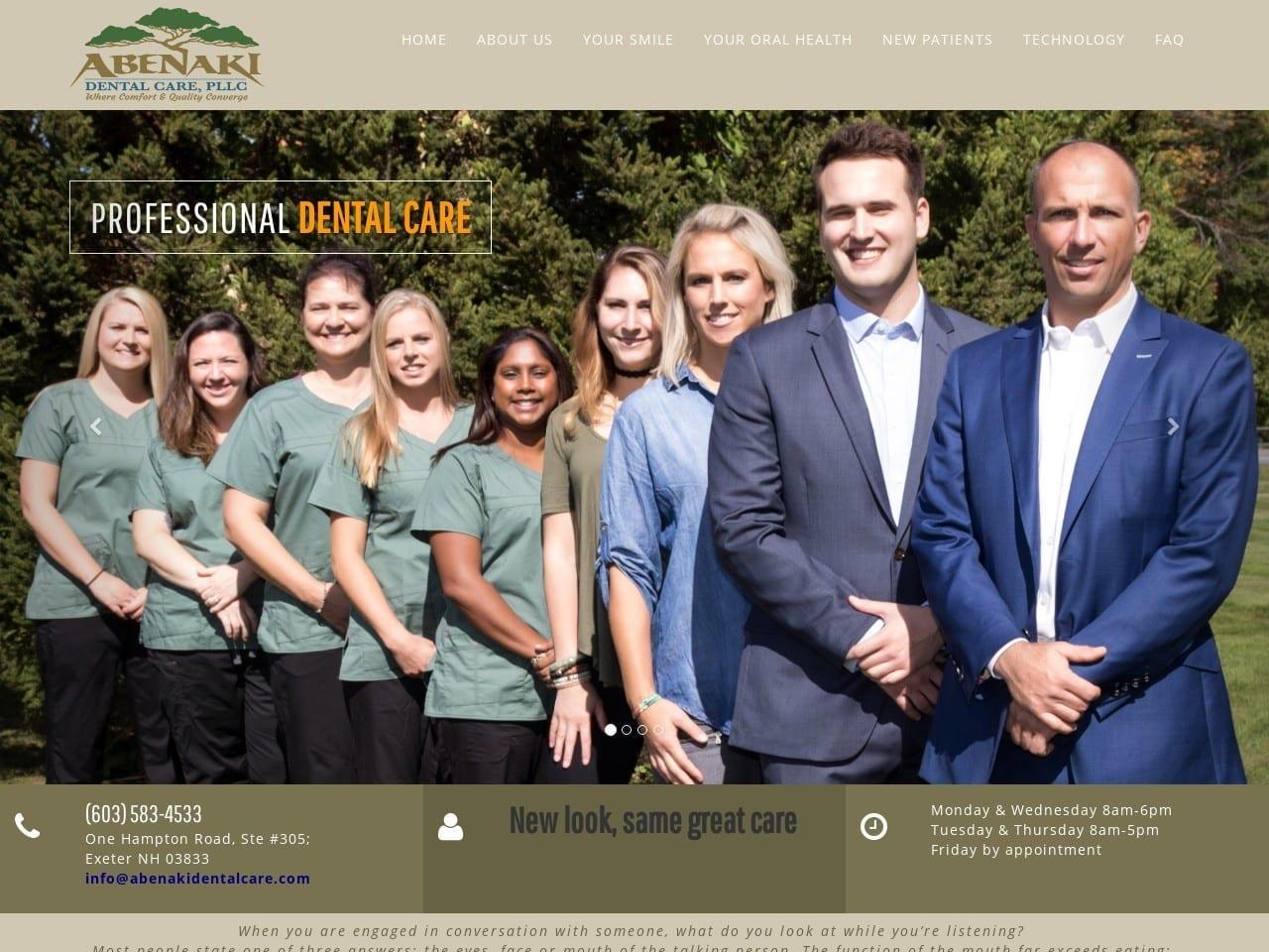 Abenaki Dental Care screenshot
