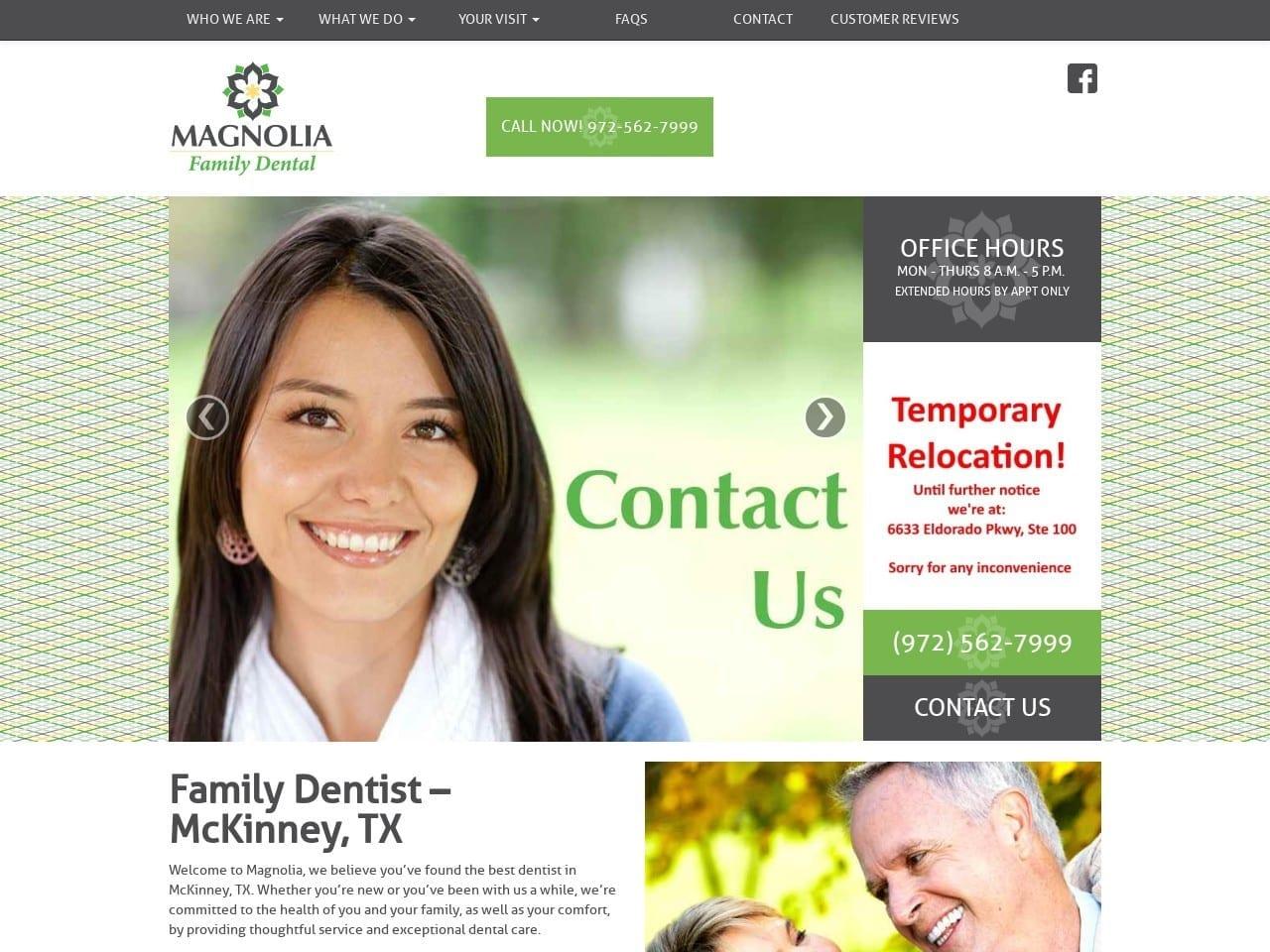 Magnolia Family Dental screenshot