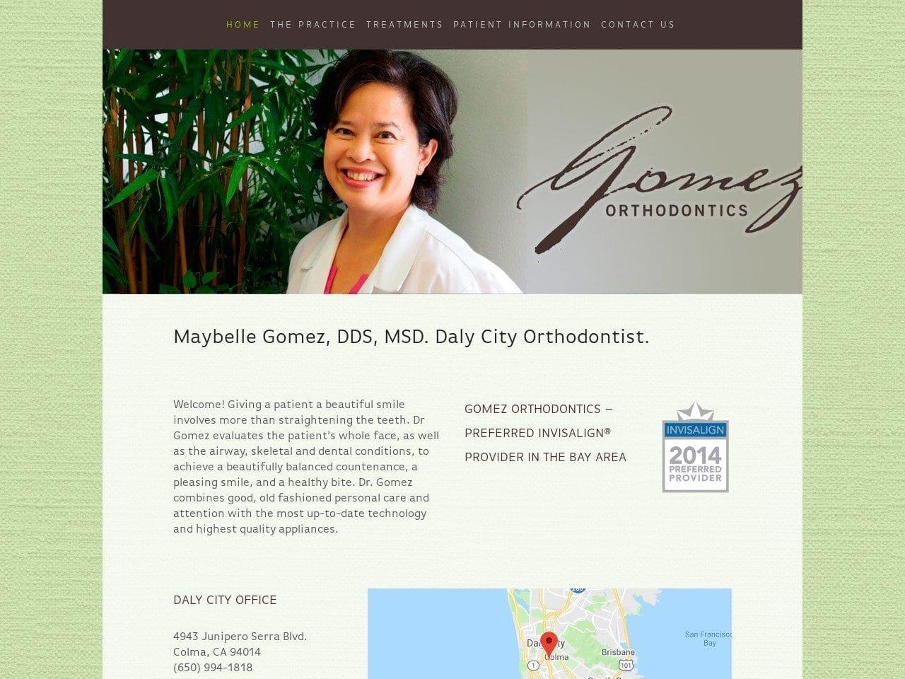 Dr. Maybelle T. Gomez DDS MSD screenshot