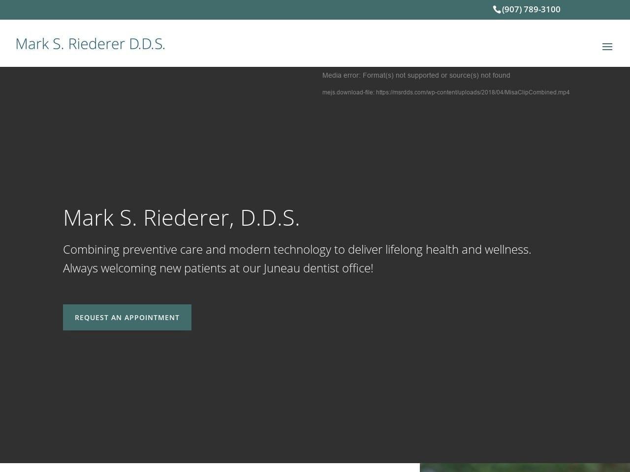 Riederer Mark S DDS