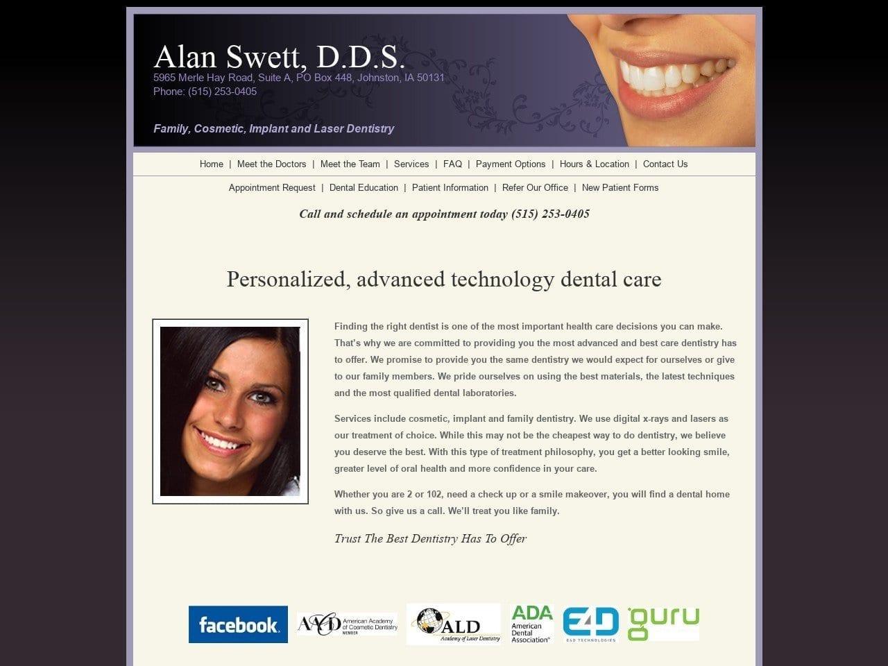 Dr. Alan Swett DDS screenshot