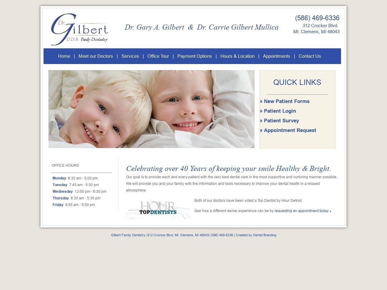 Gilbert Gary DDS screenshot