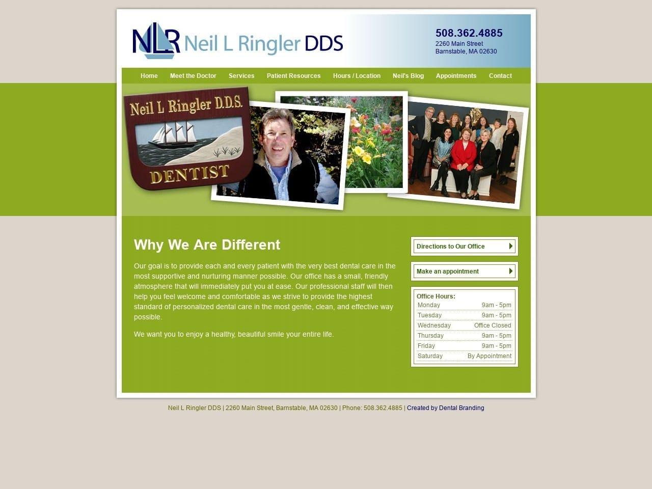Neil L. Ringler DDS screenshot