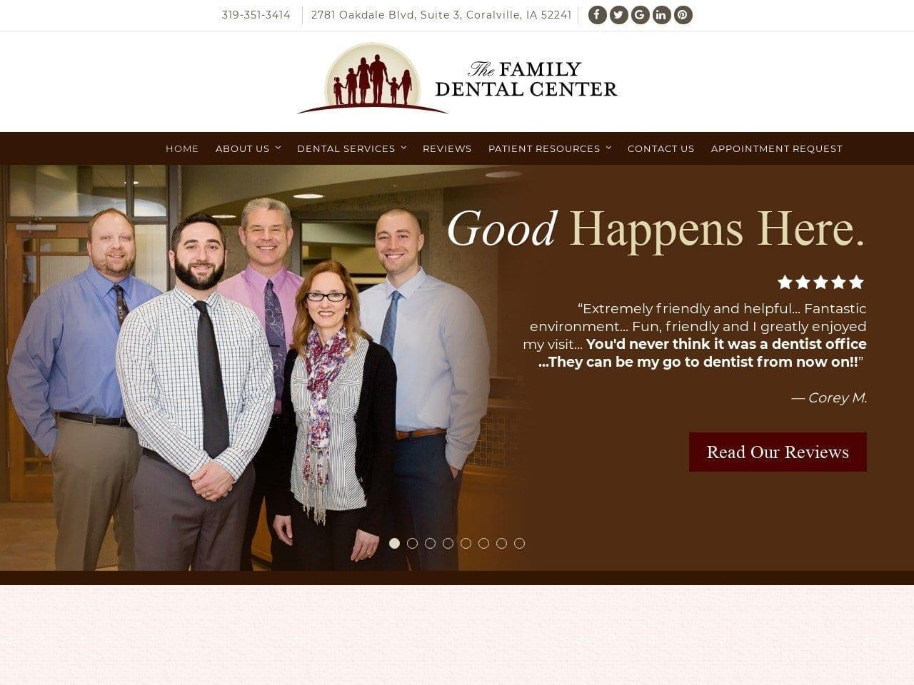 Family Dental Center Gilbaugh Gregory DDS screenshot