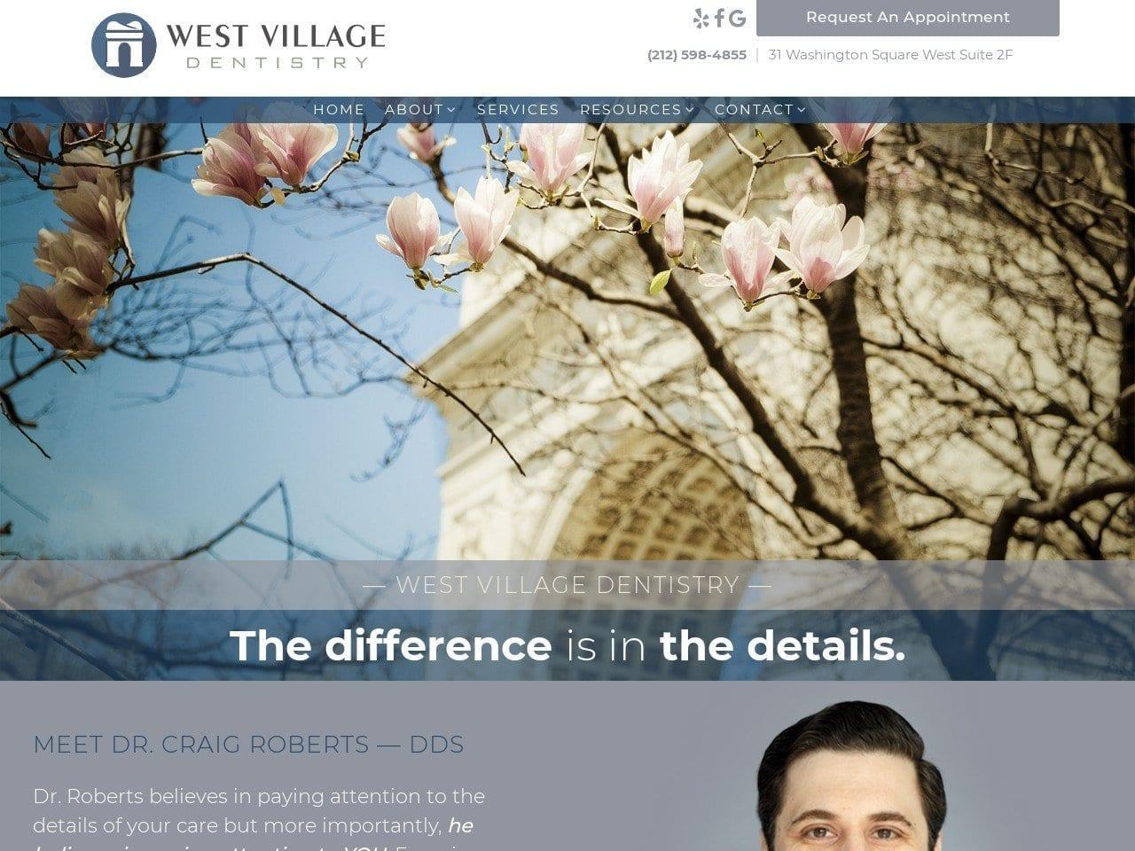Craig T. Roberts DDS PLLC screenshot