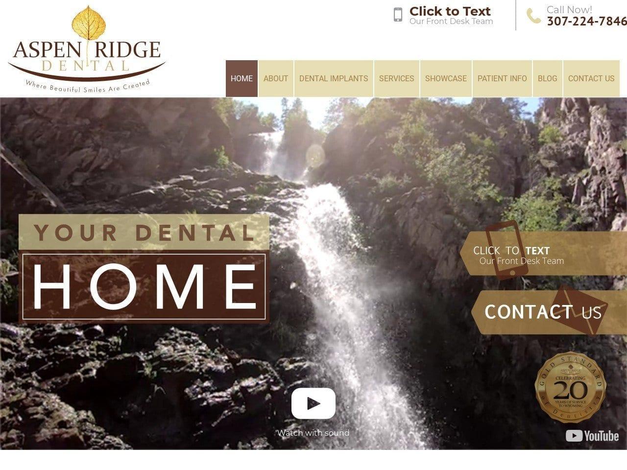 Aspen Ridge Dental screenshot