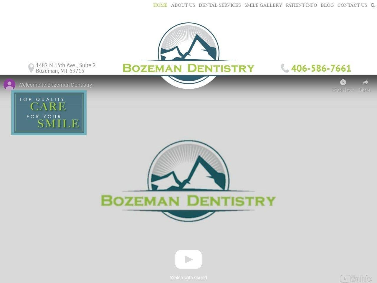Bozeman Dentistry screenshot