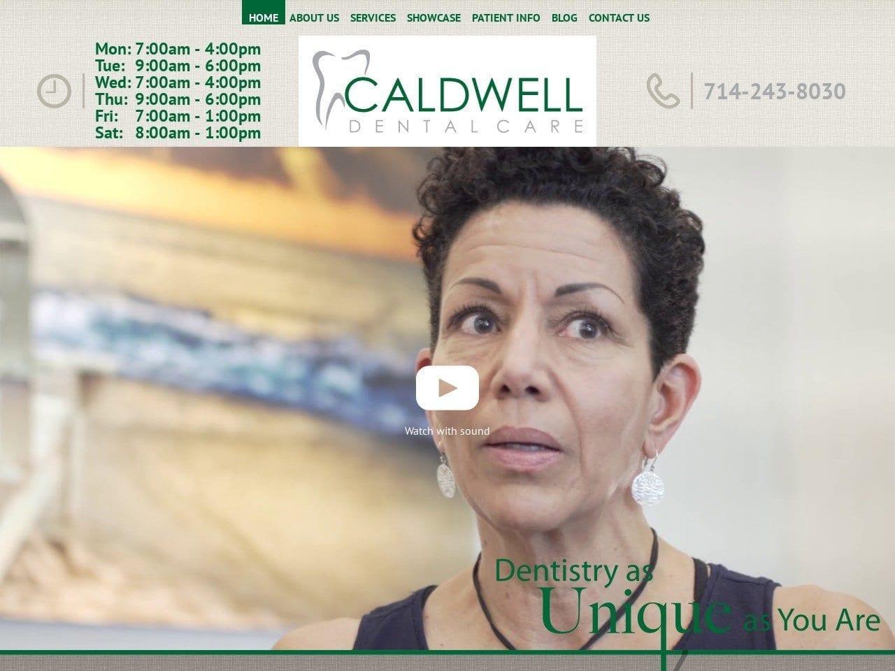 Caldwell Dental Care screenshot