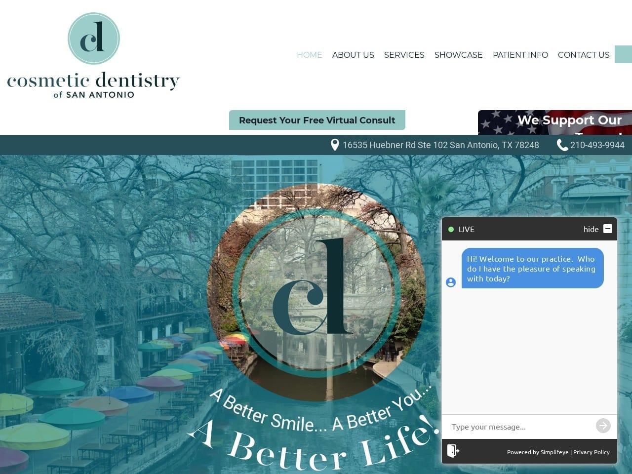Cosmetic Dentistry of San Antonio screenshot