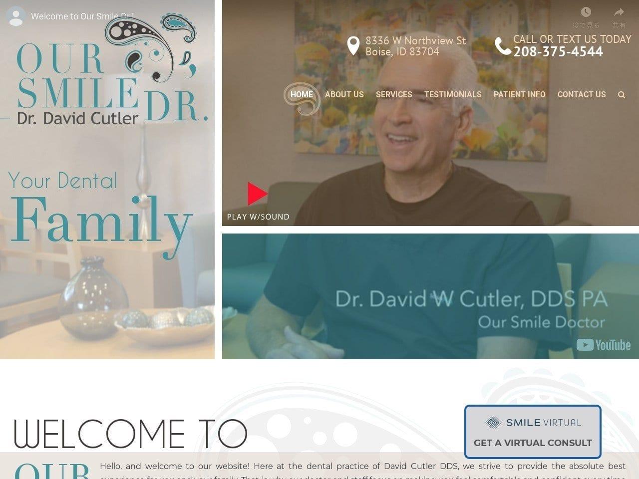 Cutler David w DDS PA screenshot