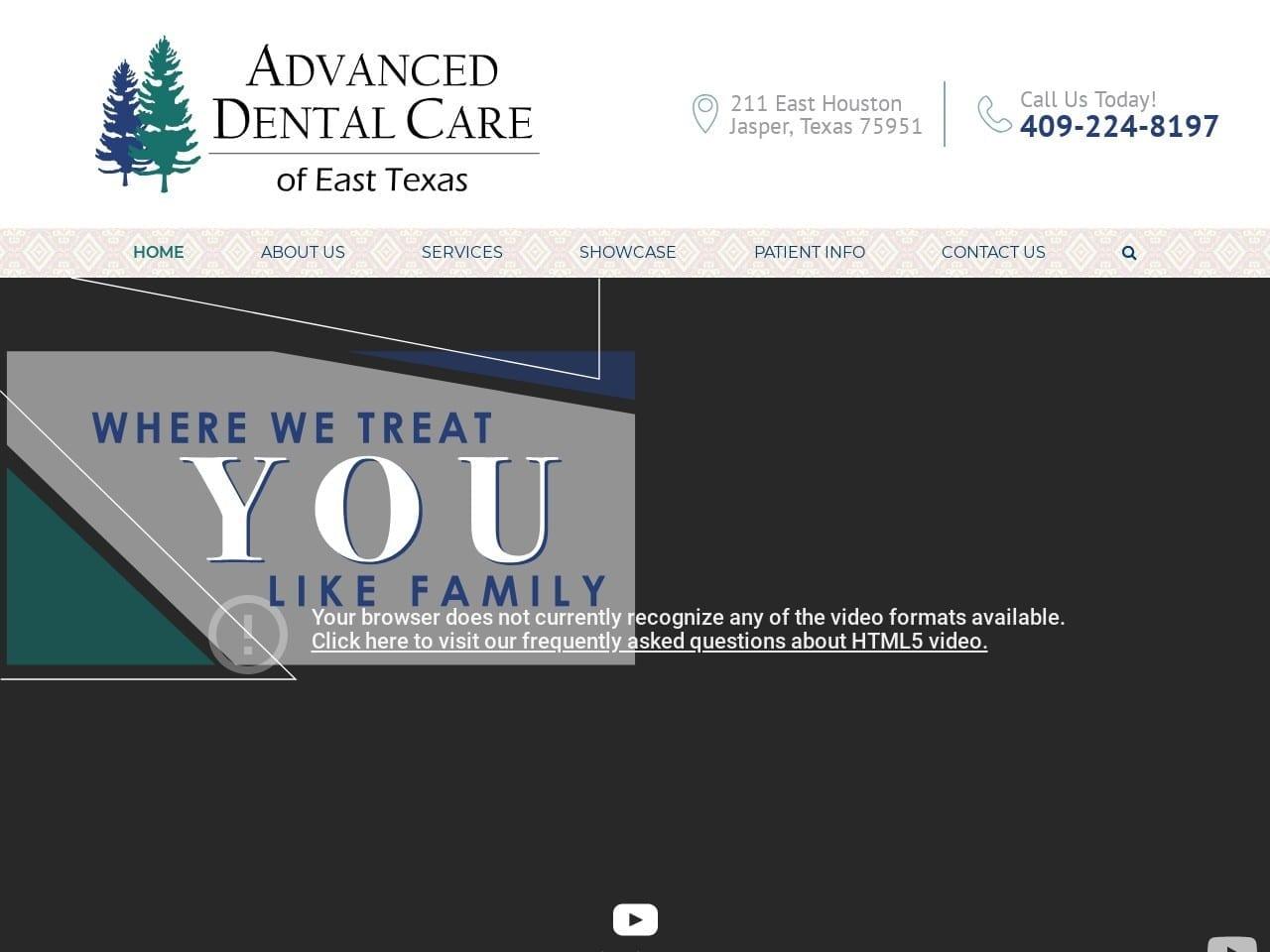Advanced Dental Care of East Texas screenshot