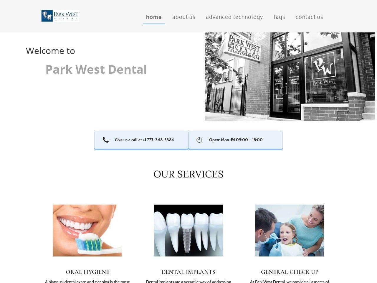 Parkwest Dental screenshot