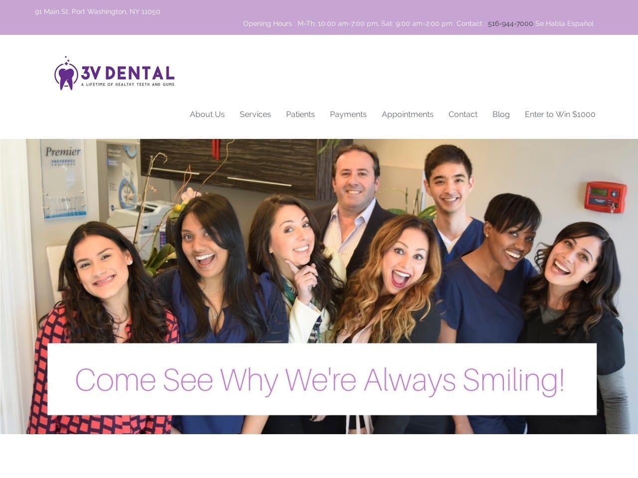 3V Dental Associates screenshot