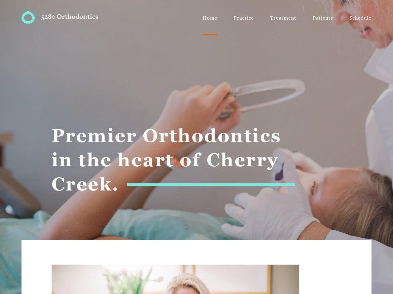 5280 Orthodontics screenshot