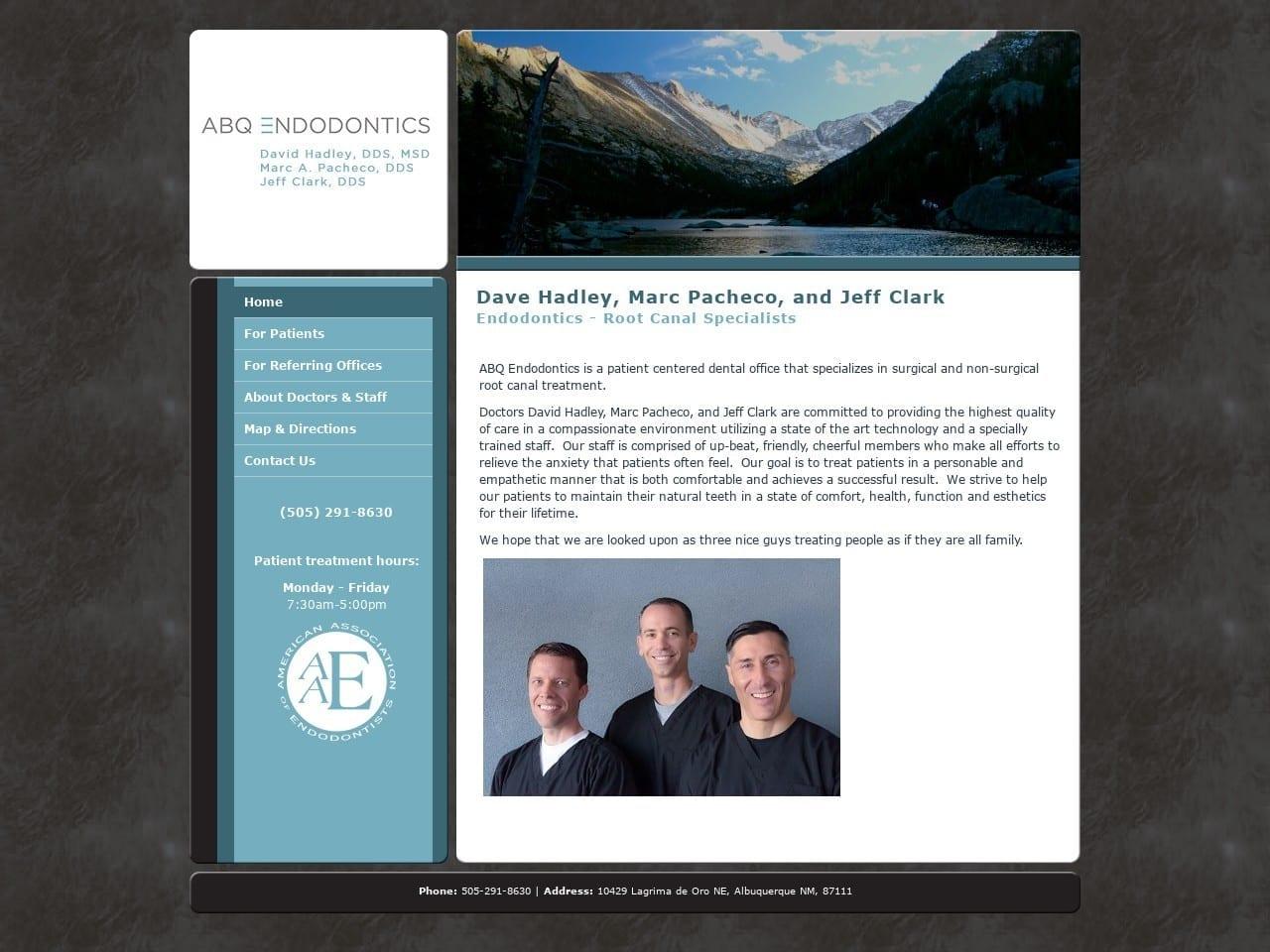 Hadley Lash Endodontics Lash Robert DDS screenshot