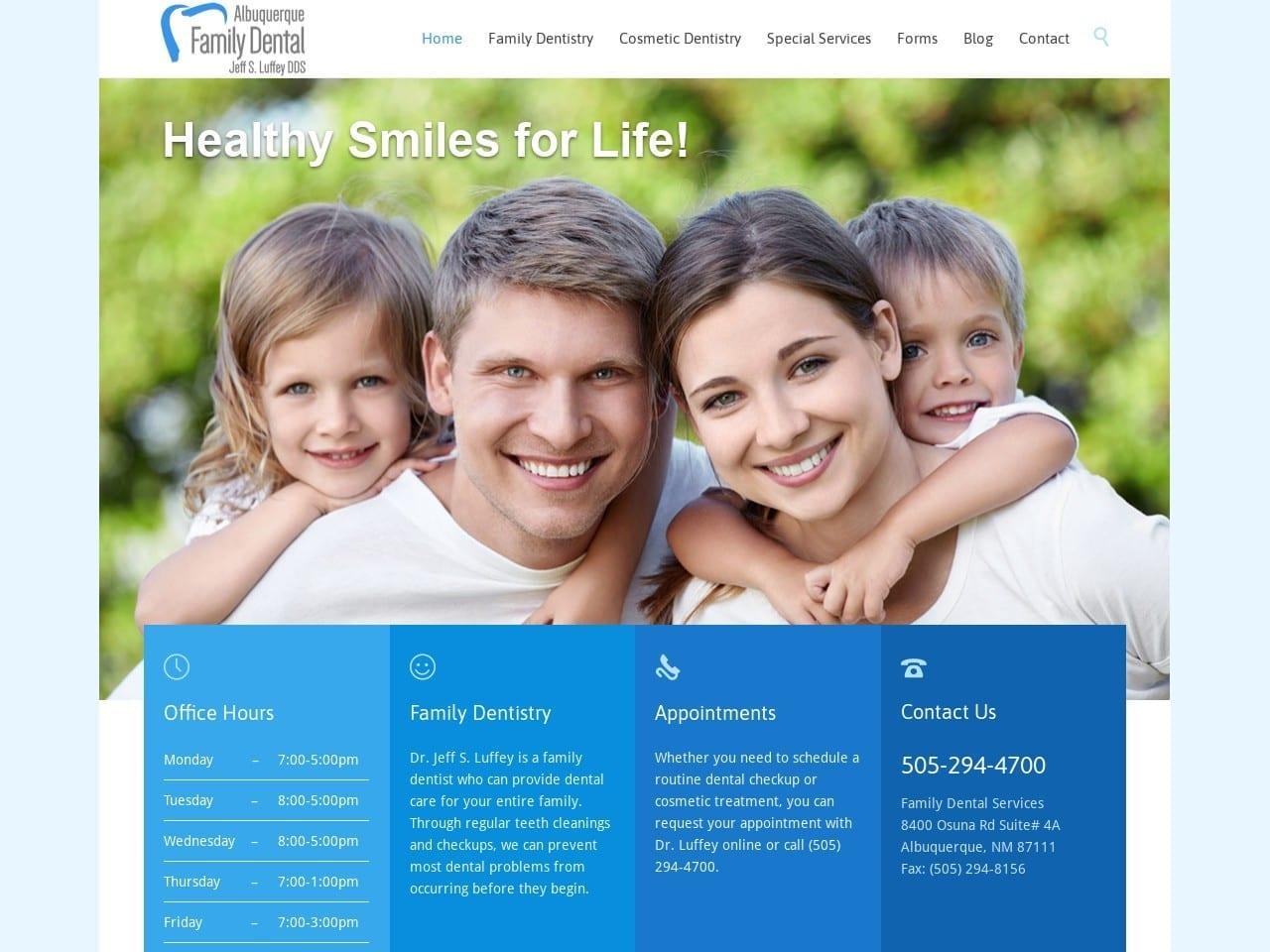Albuquerque Family Dental screenshot