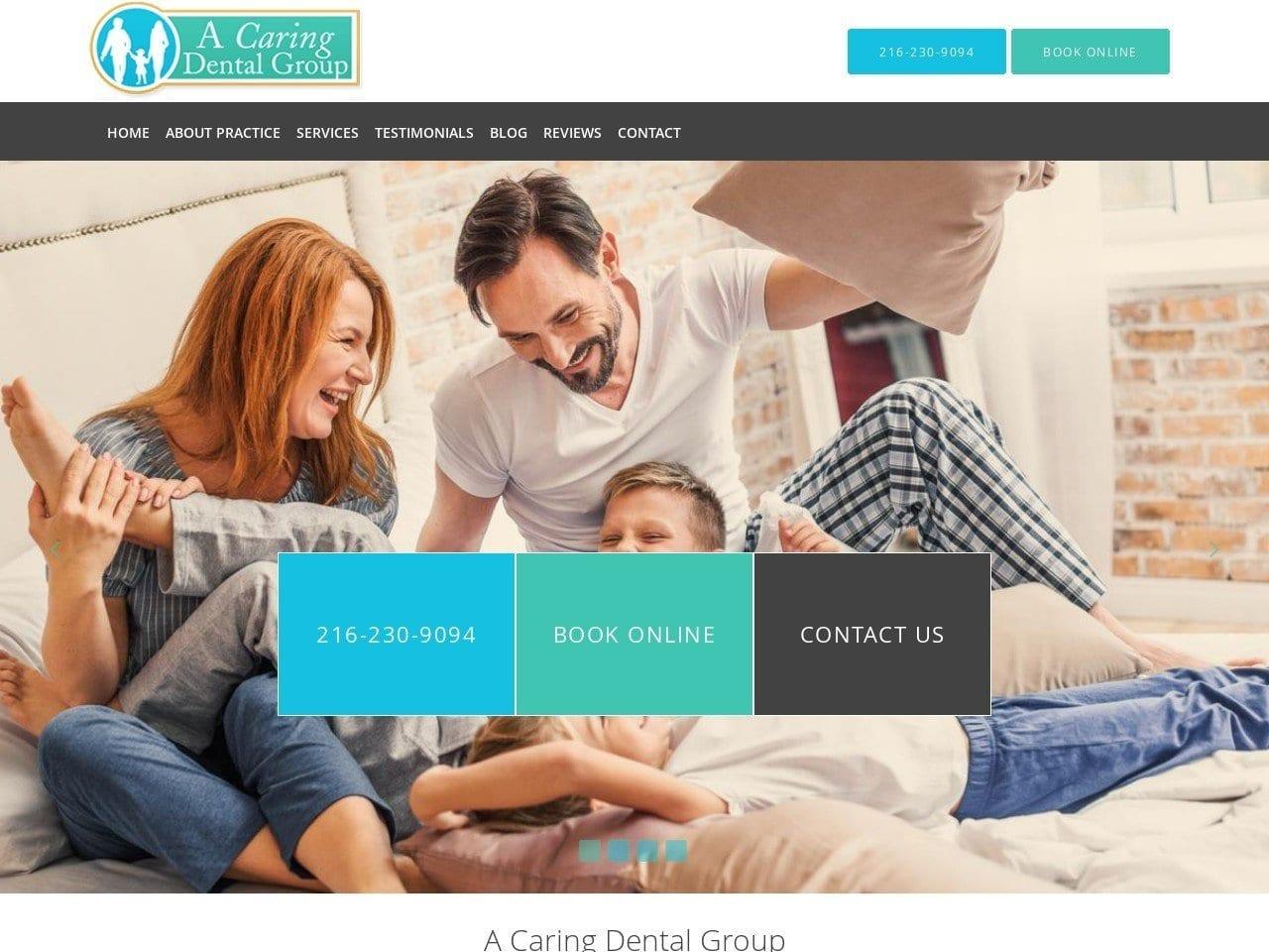 A Caring Dental Group screenshot