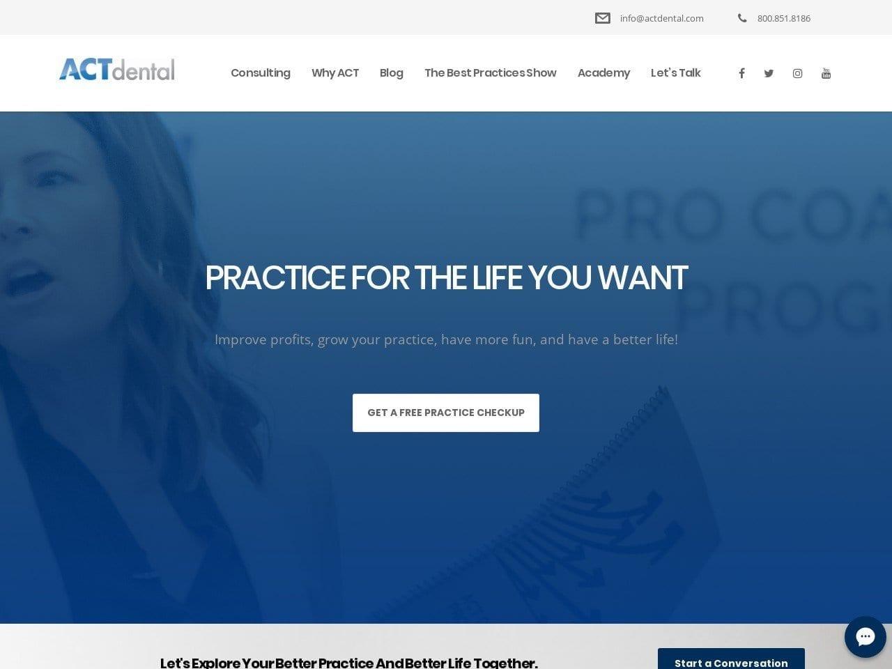 ACT Dental screenshot