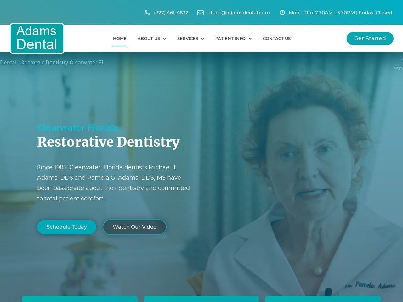Adams Dental screenshot