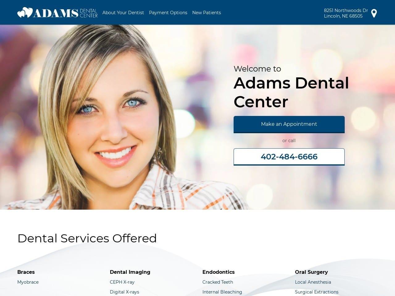 Adams Dental Center screenshot
