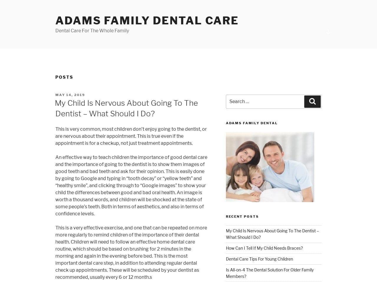 Michael S Adams DDS screenshot