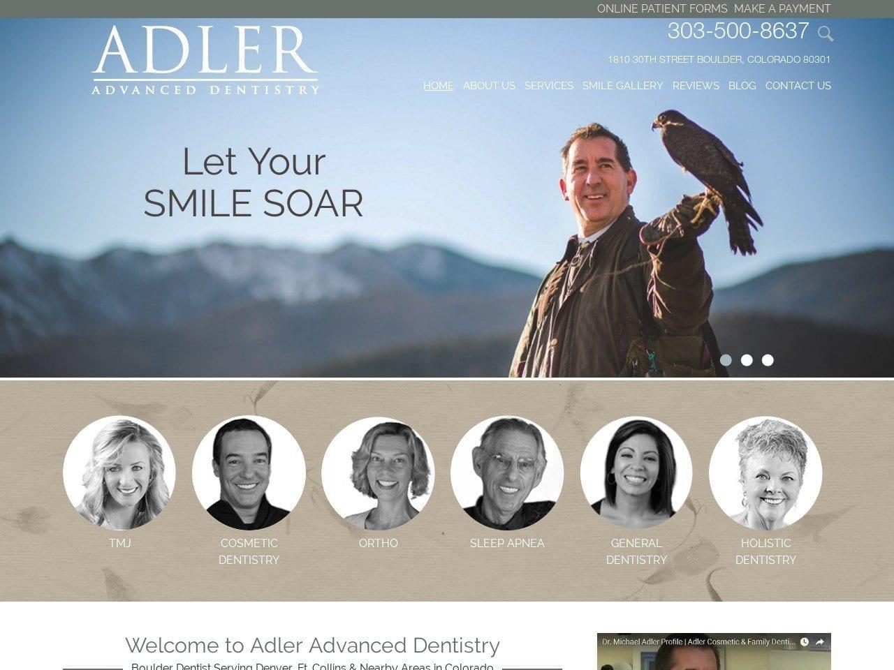 Adler Cosmetic & Family Dent Adler Michael J DDS screenshot
