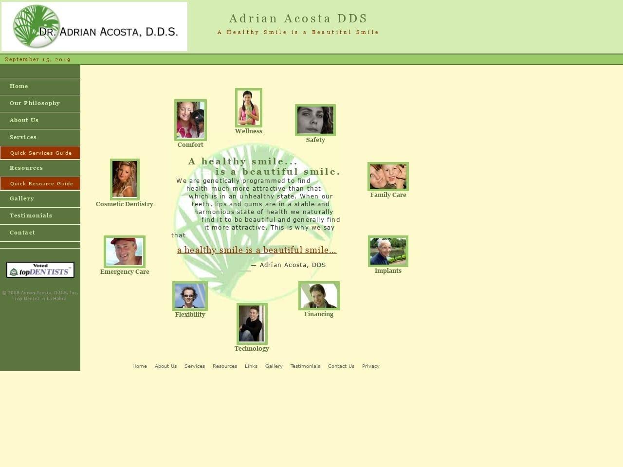 Dr. Adrian Acosta DDS screenshot