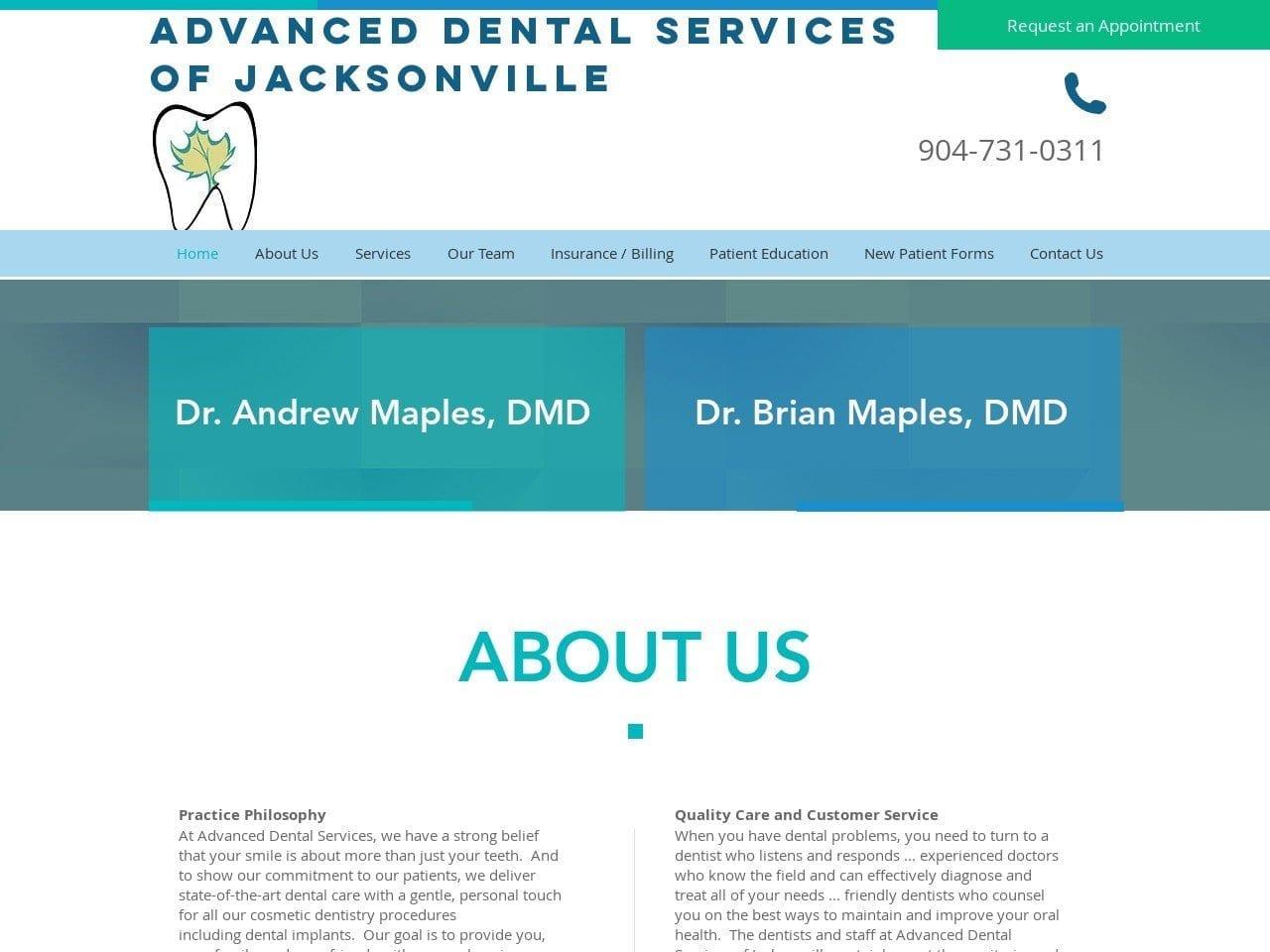 Advanced Dental Services of Jacksonville screenshot