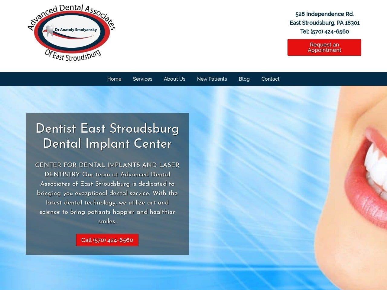 Advanced Dental Associates of East Stroudsburg screenshot