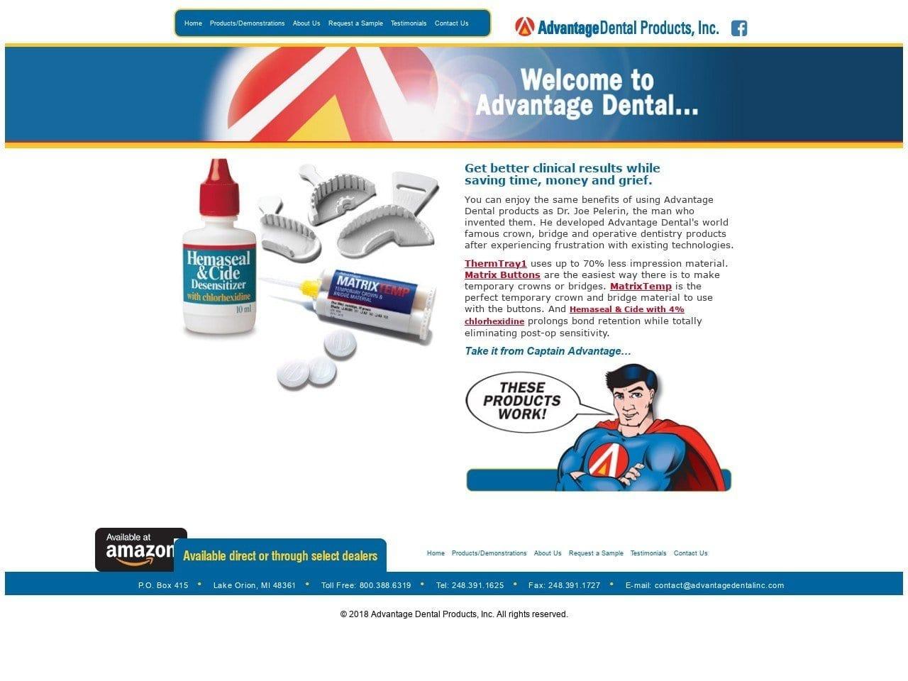 Advantage Dental Products screenshot