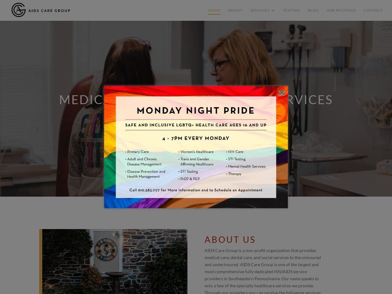 AIDS Care Group screenshot