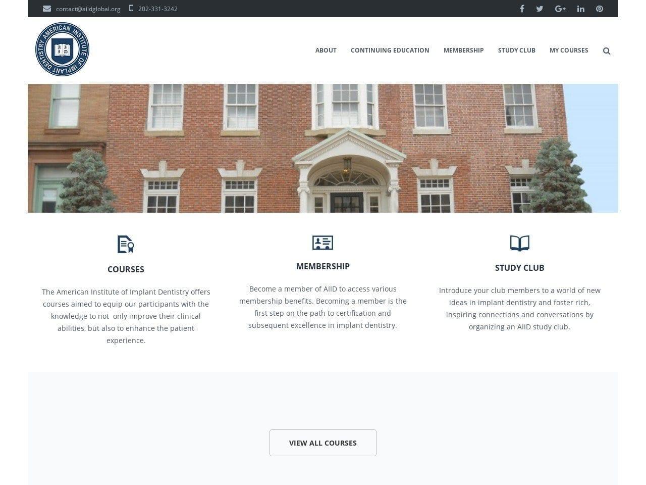 American Institute Of Implant Dentist screenshot