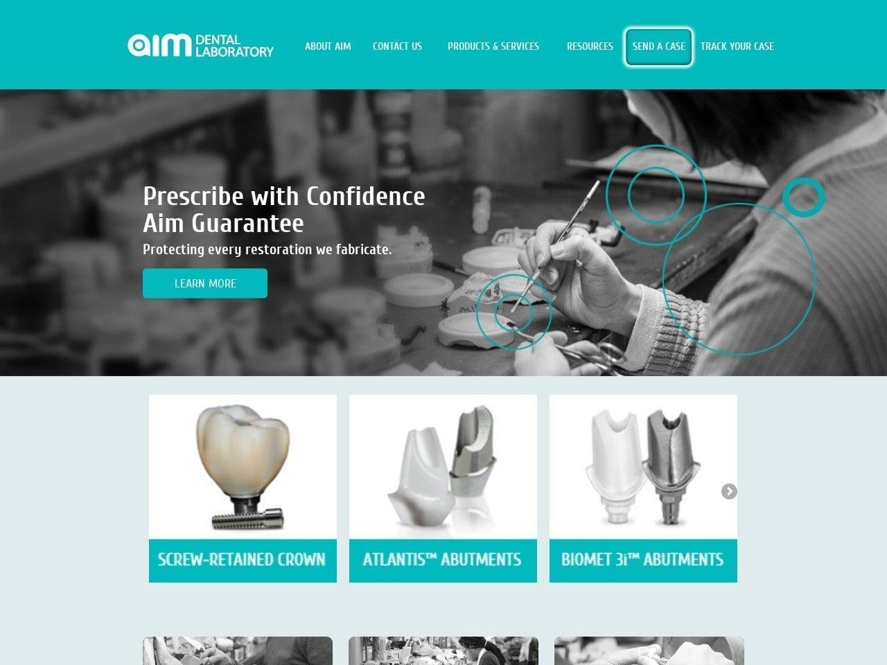 Aim Dental Laboratories Inc screenshot