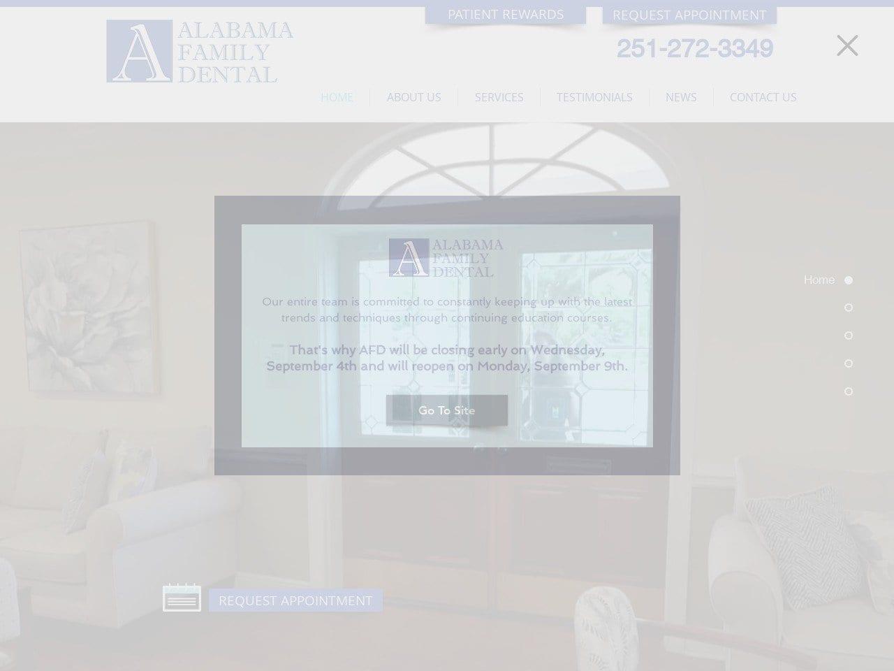 Alabama Family Dental screenshot