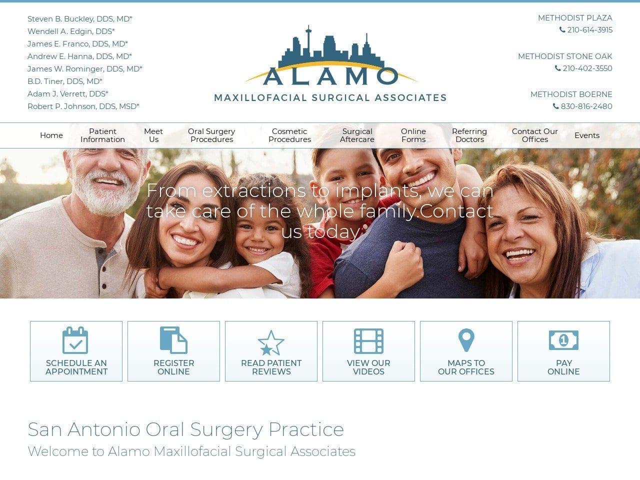 Alamo Maxillofacial Surgical Associates PA screenshot