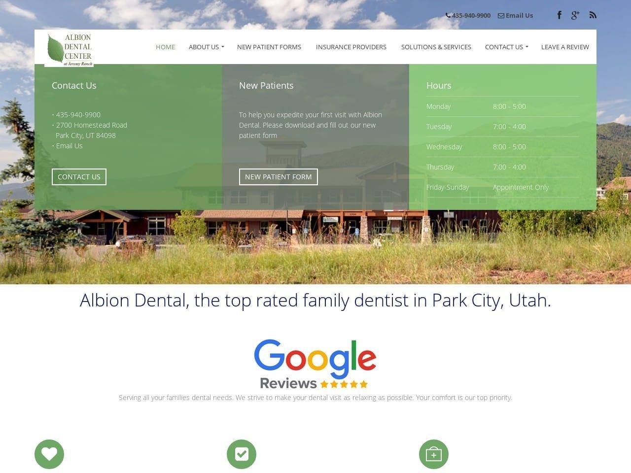 Albion Dental Center screenshot