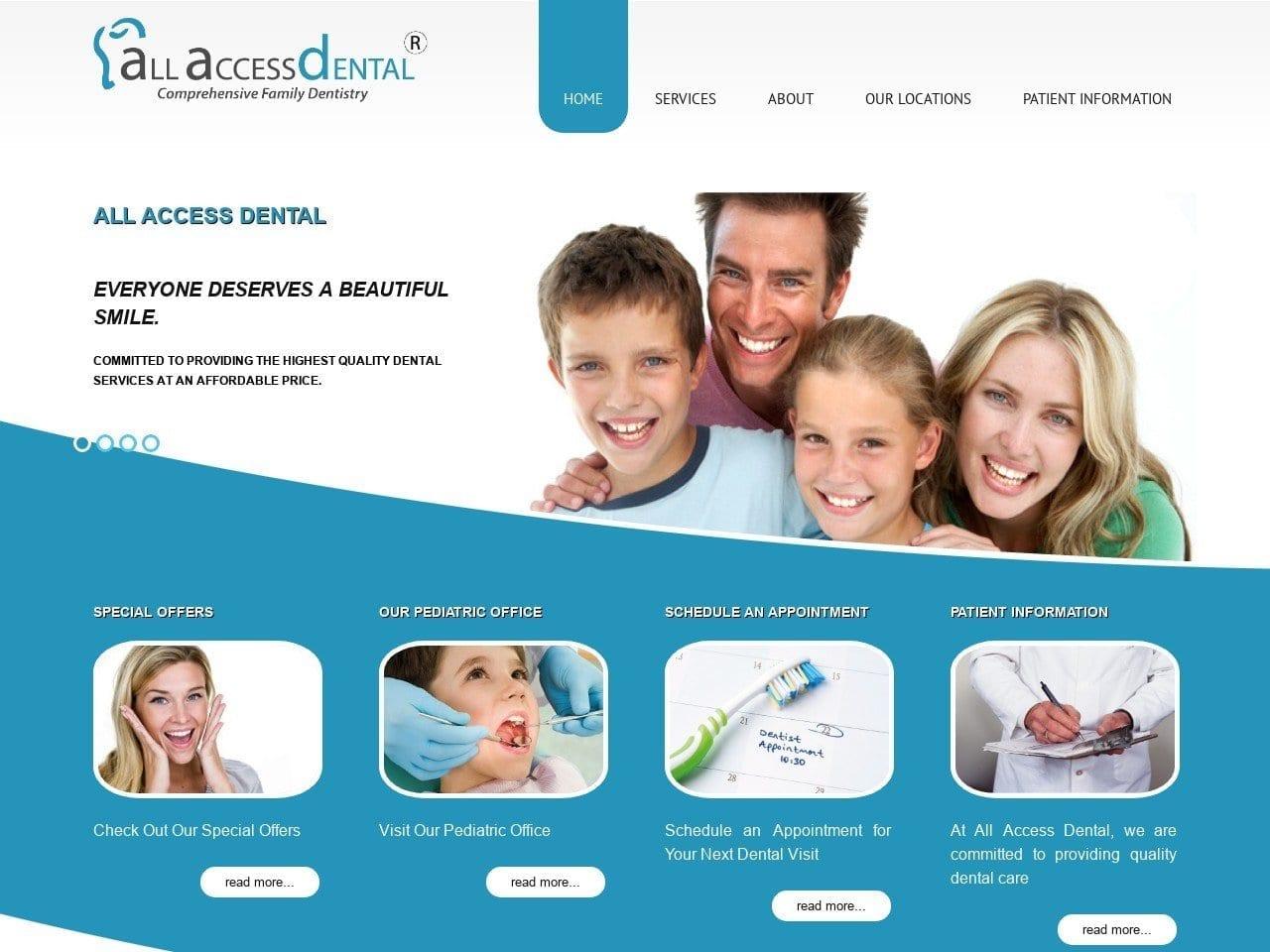 All Access Dental screenshot