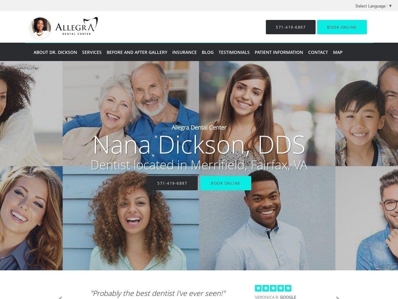Allegra Dental Center screenshot