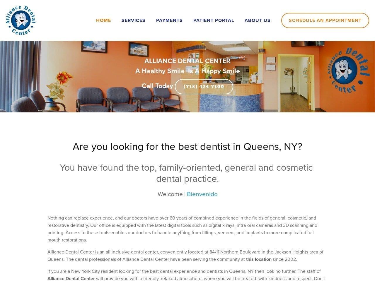 Alliance Dental Center screenshot