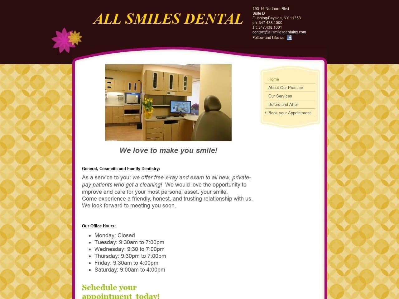All Smiles Dental screenshot